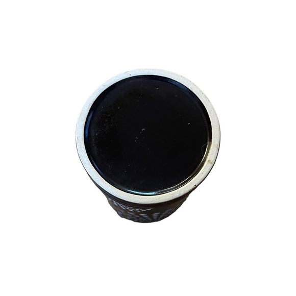 Ceramic Cup / Toothbrush Holder Brown with White Dots Circle - Picture 3 of 3